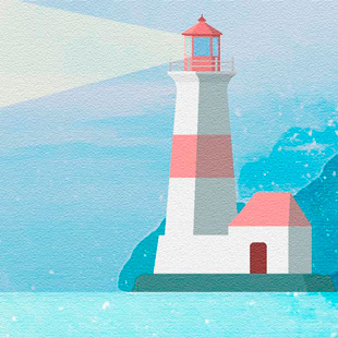 Church of England safeguarding lighthouse illustration